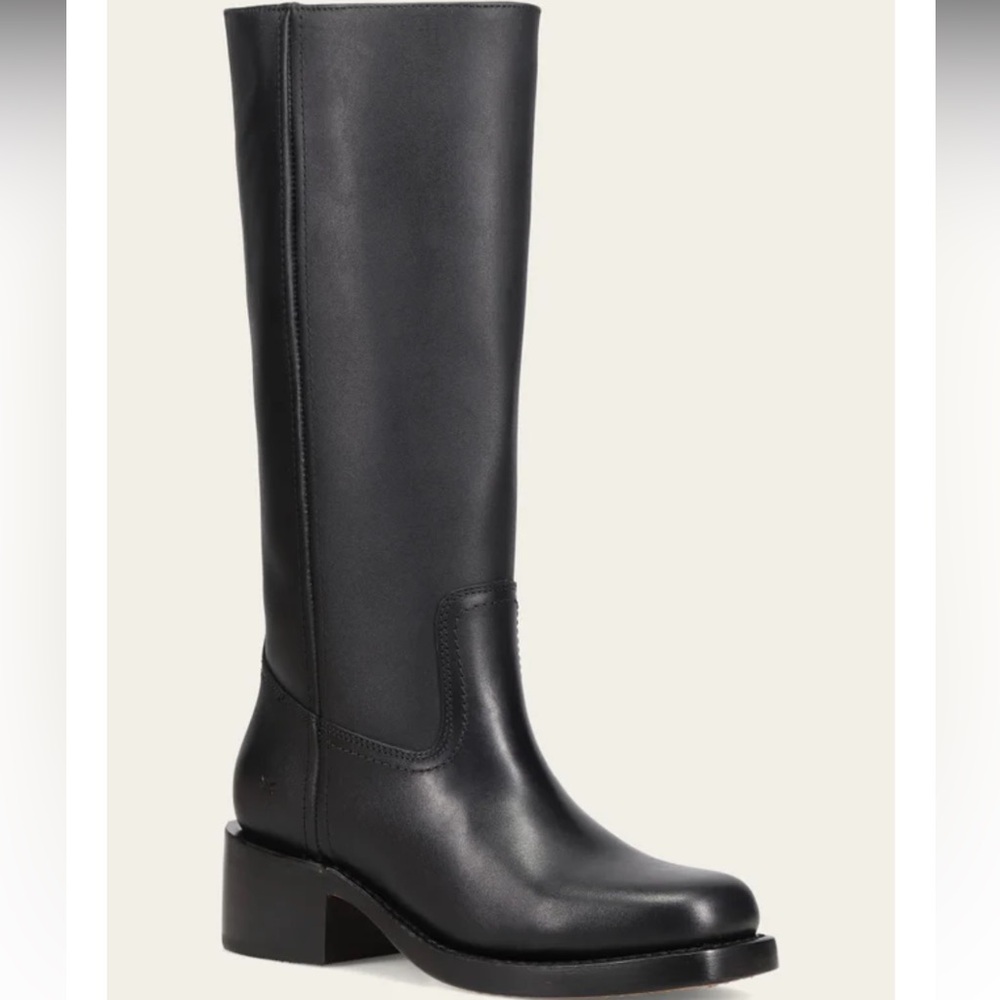 Frye campus 14L black leather boots
